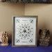 House Blessing Crystal Grid Crystal Art Framed Crystal Art Etsy