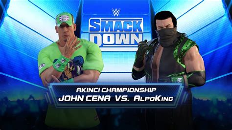 John Cena VS AlpoKing Kemer Maçı SmackDown YouTube