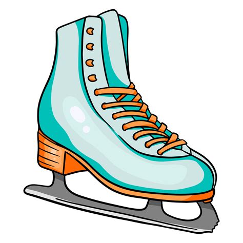 Figure Skates For Ice Skating Sport Shoes 4528304 Vector Art At Vecteezy