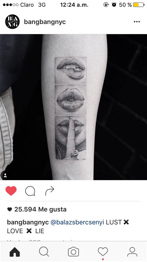 Lips Tattoo Geometric Tattoo Triangle Tattoo Lip Tattoos Portrait