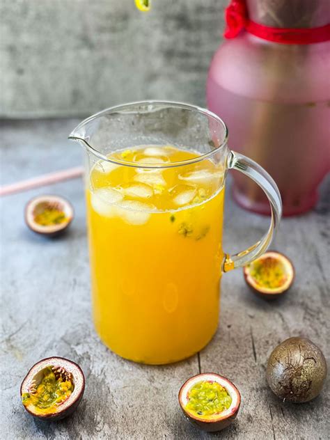 Passion Fruit Juice Glass