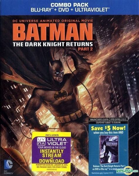 Yesasia Batman The Dark Knight Returns Part Blu Ray Us Version