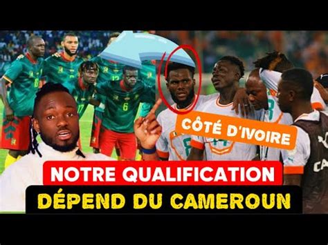 Le sort de la Côte dIvoire à la CAN entre les mains du Cameroun