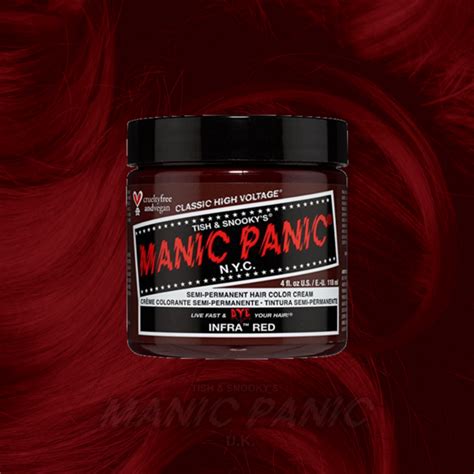 Infra Red High Voltage Classic Hair Dye Manic Panic Uk