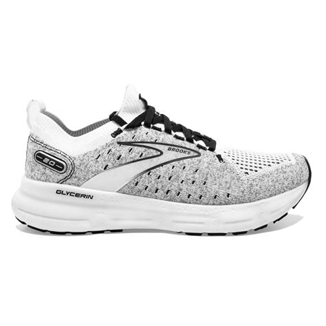 Brooks Men's Glycerin 20 StealthFit White/Grey/Black