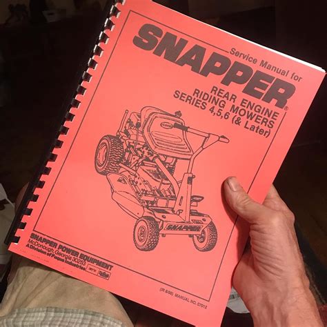 Snapper Rear Engine Riding Lawnmower Mod Later Factory