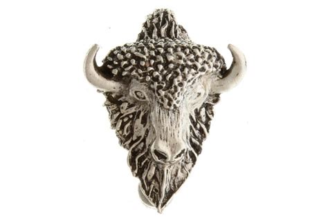 Buffalo With Horns Pin Native American Pins Thecheapplace