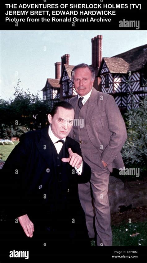 THE ADVENTURES OF SHERLOCK HOLMES JEREMY BRETT, EDWARD HARDWICKE Stock ...