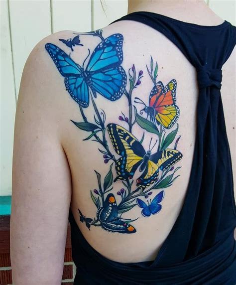 Butterflies Tattoo By Custom Tattoos By Adam Sky San Francisco California Rtattoos