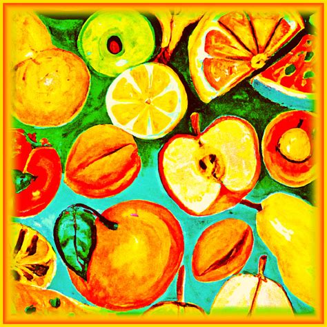 Bright Fruits Painting by Fruits And Vegetables Store - Fine Art America