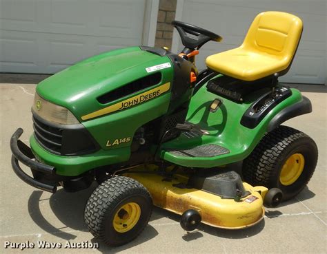 John Deere La145 Lawn Mower In Meriden Ks Item Md9274 Sold Purple Wave