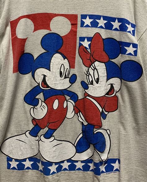 Mickey And Minnie U S A Stars And Stripes T Shirt Boardwalk Vintage