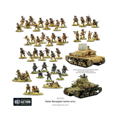 Buy Bolt Action Italian Bersaglieri Starter Army Warlord Games