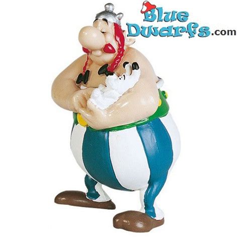 Obelix With Idefix Figurine Asterix Obelix Plastoy 6 10 Cm