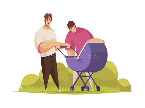 Composición De La Familia Gay Ilustración del Vector Ilustración de
