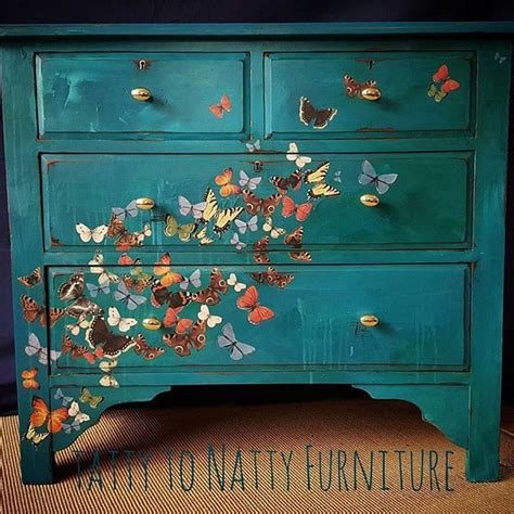 Tatty To Natty Furniture On Instagram Paintedfurniture Butterflies