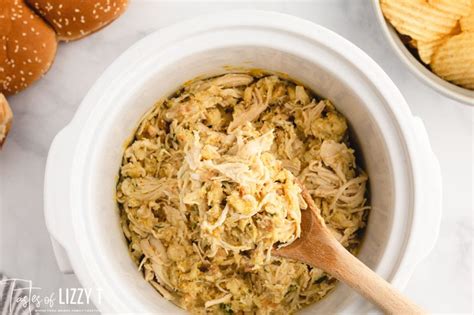 Ohio Shredded Chicken Sandwiches Slow Cooker Tastes Of Lizzy T