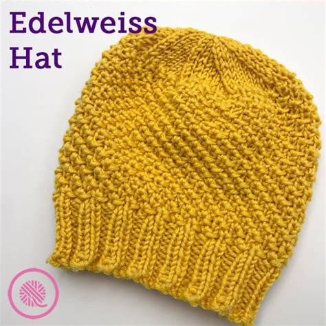 Learn To Make A Cozy Loom Knit Edelweiss Hat Goodknit Kisses