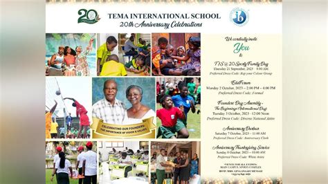 Tema International School Marks 20th Anniversary Celebration - Ghana