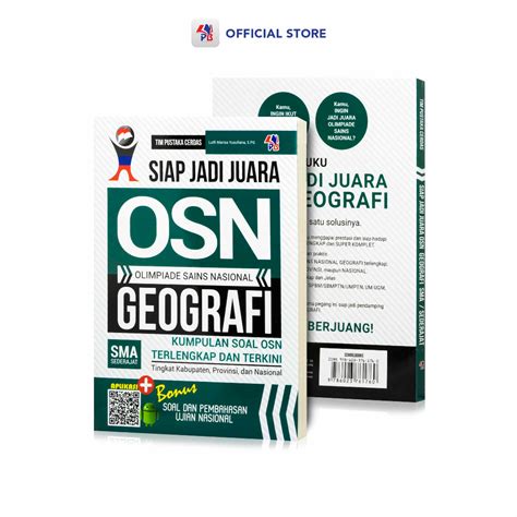 Jual Buku Olimpiade Nasional OSN Geografi SMA Sederajat Siap Jadi