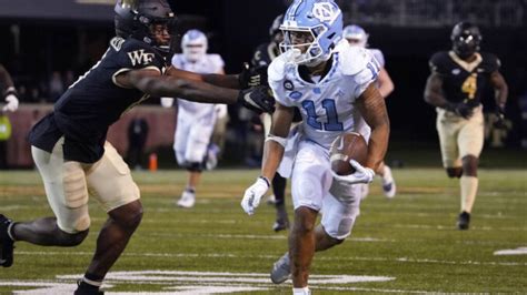 Unc Clinches Acc Coastal Division With Win At Wake Forest Stanly