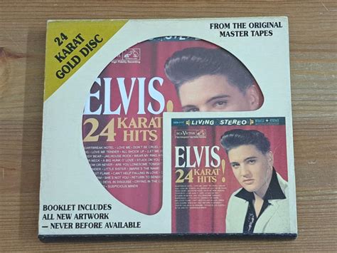 Cd Elvis 24 Karat Hits Dcc 發燒錄製 24k Gold 首批金碟 Limited Edition From The