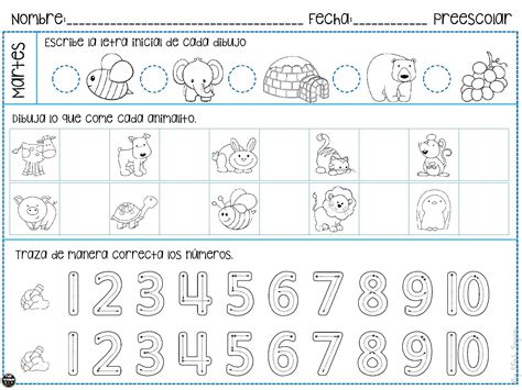 Super Recopilatorio Tareas Para Preescolar Hasta Tercero De Primariapágina08 Imagenes Educativas