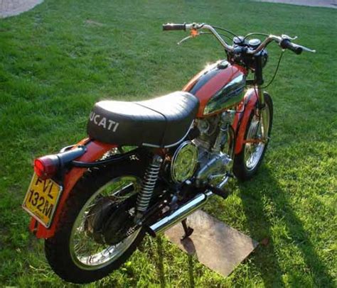 1974 Ducati 350cc Street Scrambler Classic Motorcycle Pictures