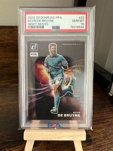 Kevin De Bruyne 2022 Donruss 22 Night Moves SSP PSA 10 Price Guide