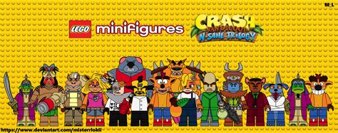 Introducing my Custom LEGO Crash Bandicoot Collectable Minifigure Series. : r/crashbandicoot