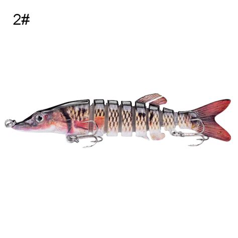 Fishing Lure Pike Muskie Lures Lifelike Multi Jointed Swimbait Segement