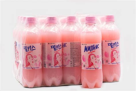 Напиток безалкогольный газированный Милкис Клубника 500 мл / Milkis ...
