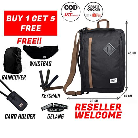 Jual TL 01 Tas Ransel Backpack Rockryder Gendong Distro Bag Pack Pria