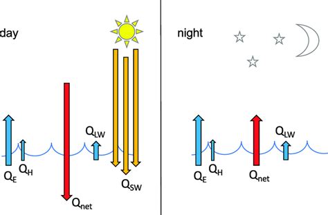 Schematic Illustrating How The Shortwave Radiation Flux Q Sw Affects