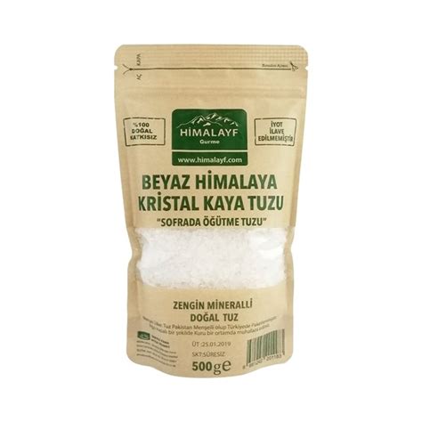 Himalayf Beyaz Granül Himalaya Tuzu 500 g