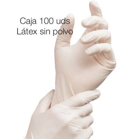 Luvas de látex descartáveis sem pó para uso profissional