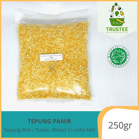 Jual Tepung Roti Tepung Panir Panko Bread Crumbs Mix 250gr