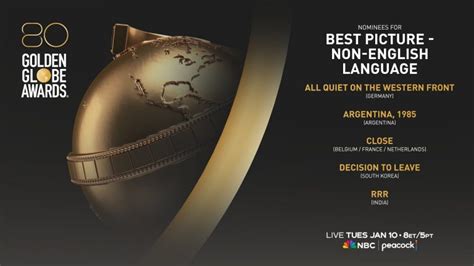 “Decision To Leave” Nominated For 2023 Golden Globe Awards