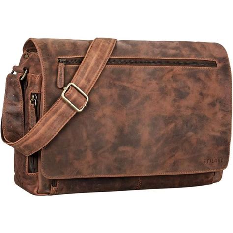 STILORD Jan Vintage Sacoche En Cuir Pour Ordinateur Portable 156 Pouces