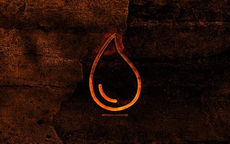 Elixir Fiery Logo Programming Language Orange Stone Background