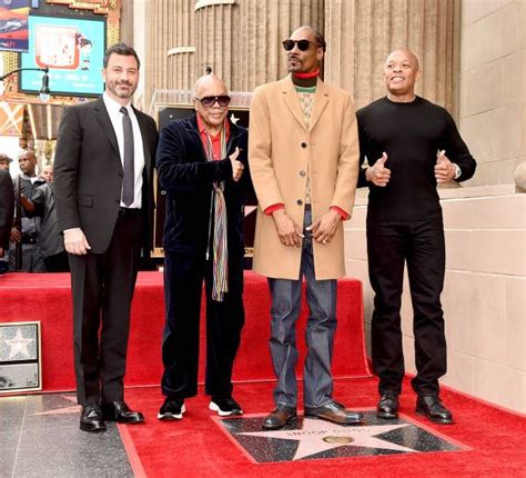 Jimmy Kimmel Quincy Jones Snoop Dogg And Dr Dre Snoop Dogg Gets