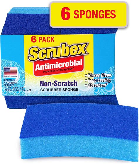 Amazon O Cedar Scrunge Heavy Duty Scrub Sponge Odor Resistant