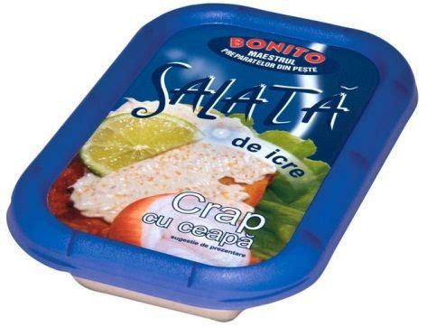 Salata De Icre De Crap Cu Ceapa BONITO 170ml