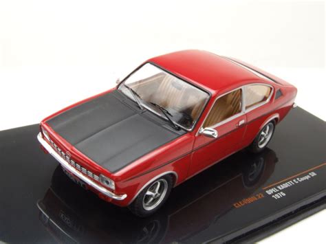 Modellauto Opel Kadett C Coupe Sr Rot Schwarz Ixo Models Bei