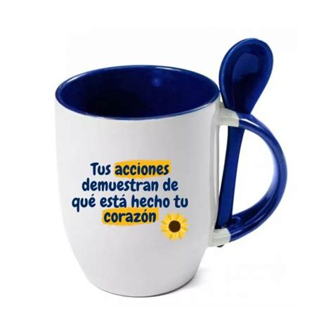 Taza Con Cuchara Personalizada Leo Graf