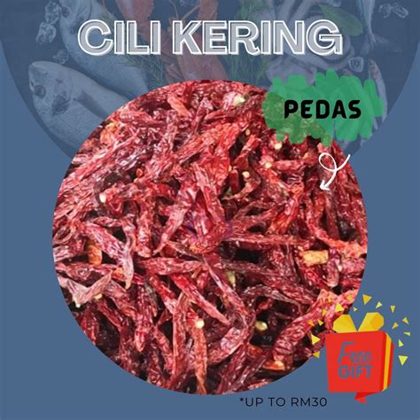 Cili Kering Pedas 100g500g Shopee Malaysia