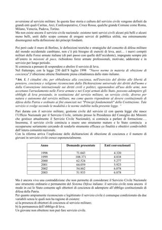 Dall Obiezione Di Coscienza Al Scn Pdf