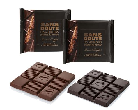 Lot 1 tablette chocolat lait fourrée au praliné et 2 tablettes chocolat