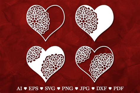 Heart Mandala Svg Heart Svg Graphic By Julimur · Creative Fabrica