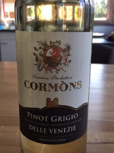 Cormòns Pinot Grigio delle Venezie Vivino United States